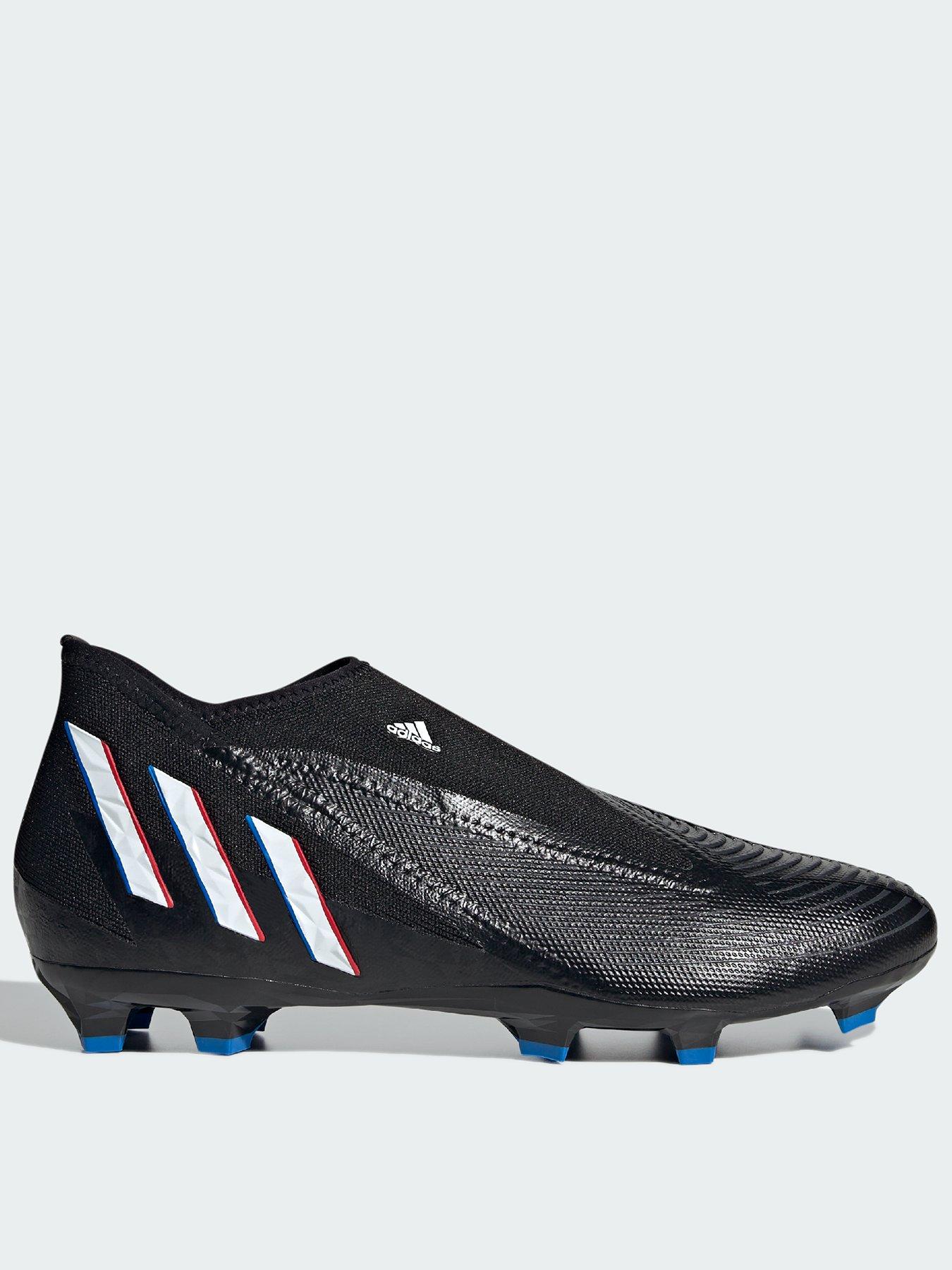 black nike laceless football boots