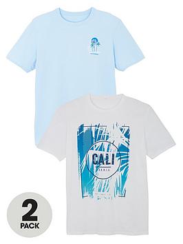 very-man-2-pack-cali-and-los-angeles-t-shirt-whiteblue