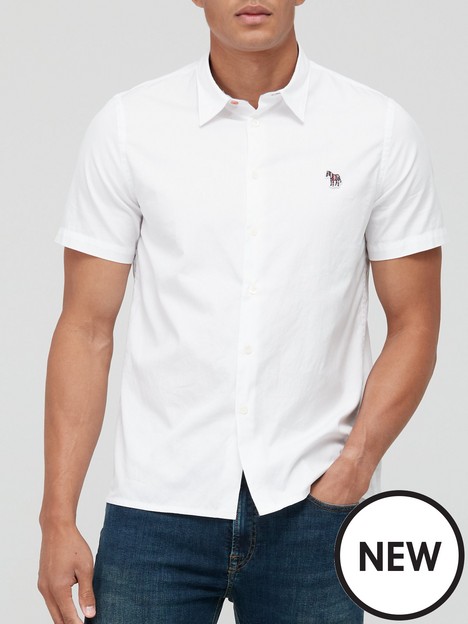 ps-paul-smith-zebra-logo-short-sleeve-oxford-shirt-whitenbsp