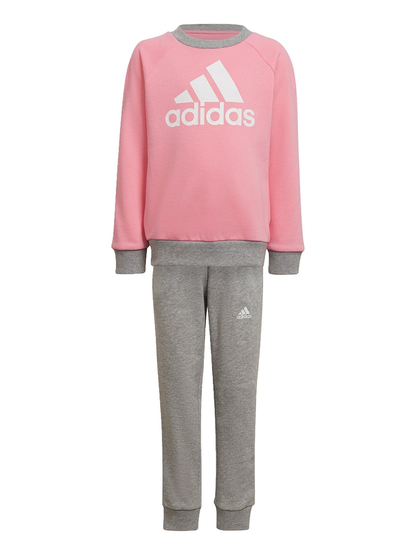 adidas badge of sport crew tracksuit infant