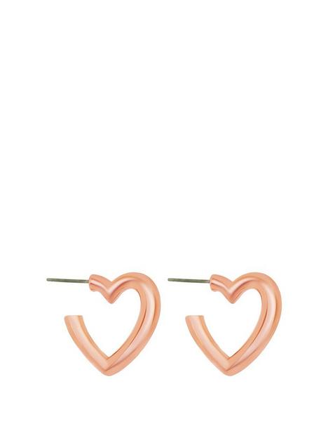 lipsy-rose-gold-plated-silver-heart-stud-earring