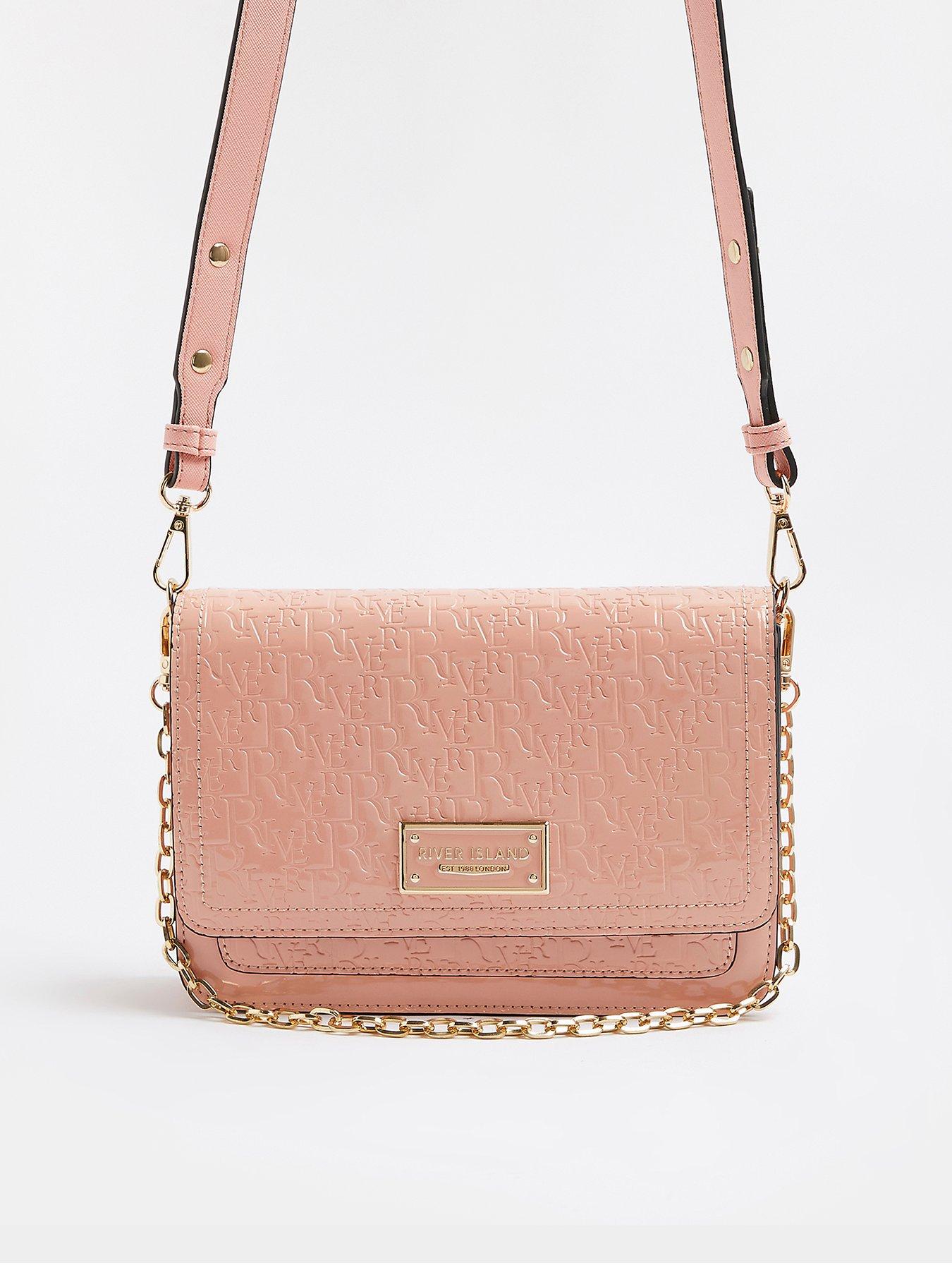 Details about   Women cotton shoulder bag cross body purse pink print size 11"x 11" new 