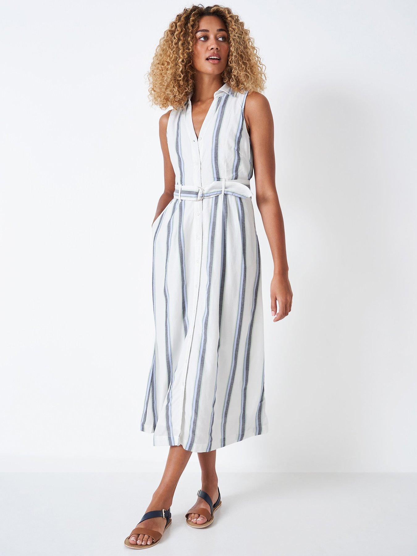 crew clothing striped dress