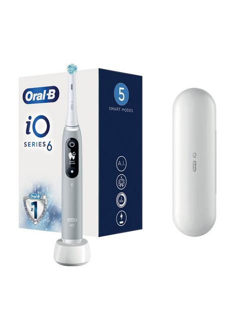 oral-b-io6nbspultimate-clean-electric-toothbrush--nbspgrey-opalnbsp