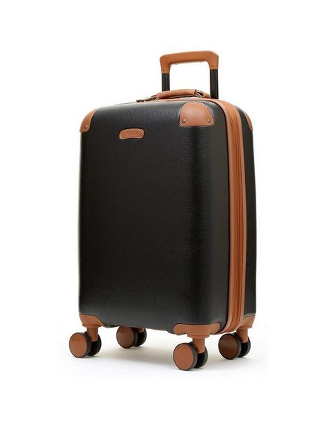 rock-luggage-carnaby-8-wheel-hardshell-cabin-suitcase-black