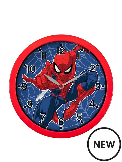 spiderman-red-wall-clock