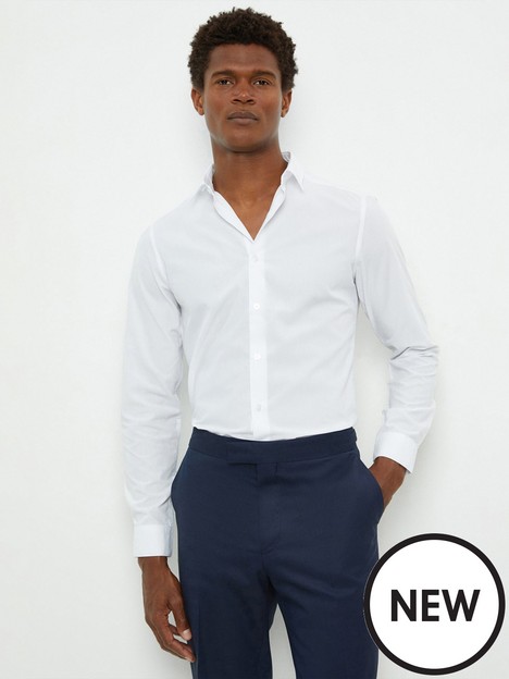 burton-menswear-london-burton-skinny-fit-white-easy-iron-shirt