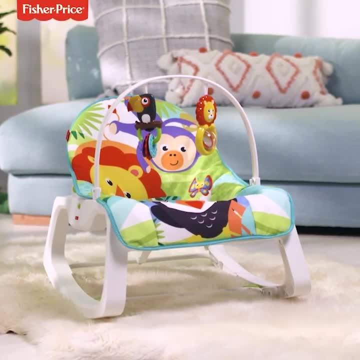 bright starts raindrop rainforest bouncer