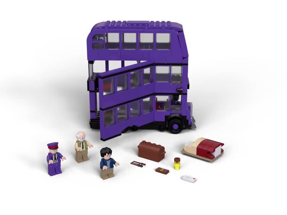 lego purple bus