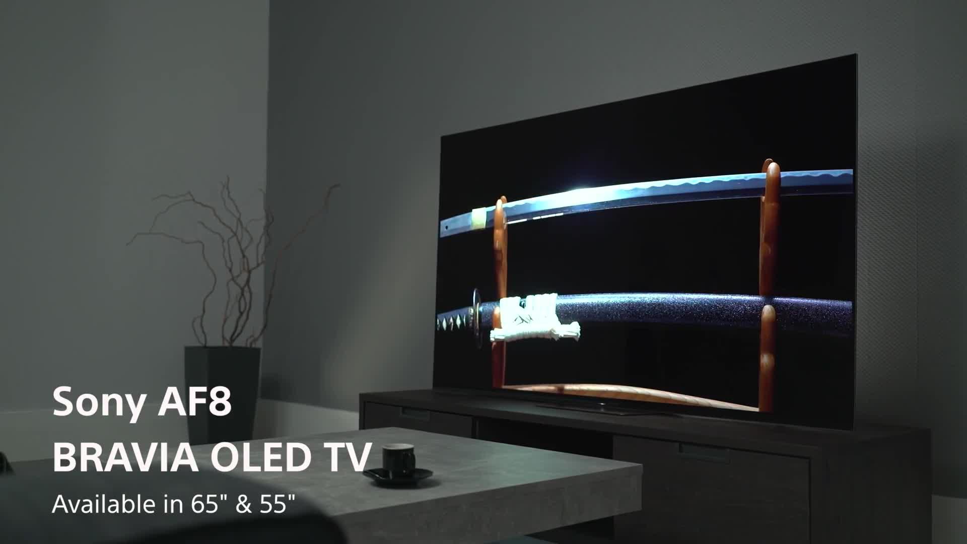 Sony Sony BRAVIA KD65AF8 65 inch 4K HDR Ultra HD Android Premium Script Weiß Gold 2052 Fila Damen II Premium