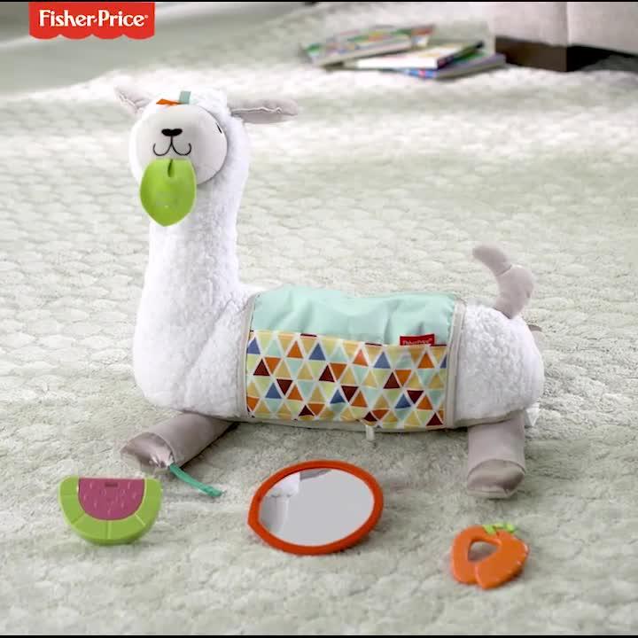 fisher price grow with me tummy time llama